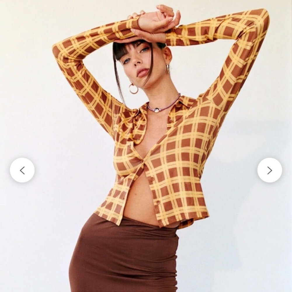 WITH JEAN Long Sleeve Top